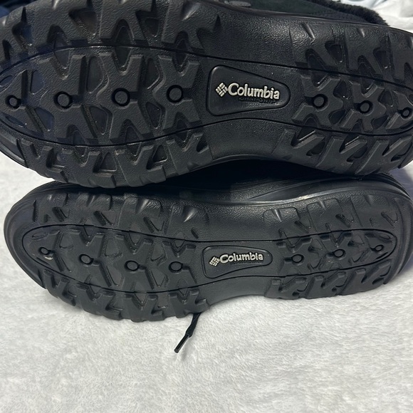 Columbia Black Winter Rain Boots with Fuzzy Lining - Picture 2 of 4